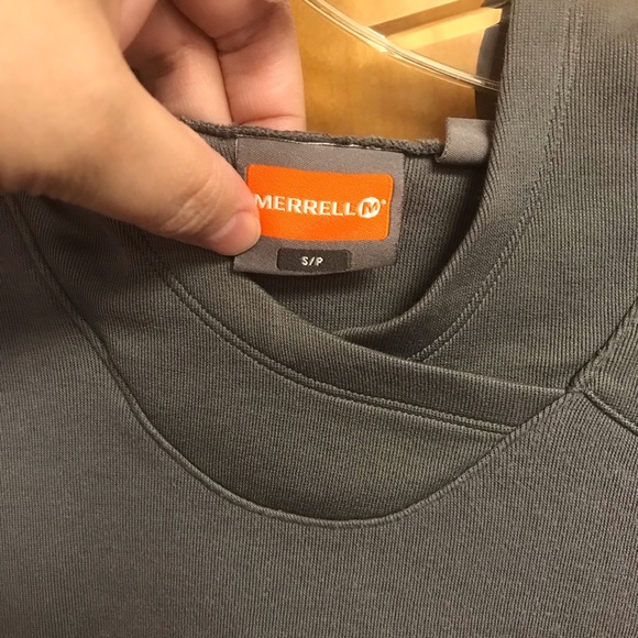 Merrell Women's Gray Pullover Hoodie Sweatshirt Jacket Size Small - Picture 5 of 8
